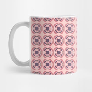 Retro Pink Purple Funky Style Modern Pattern Mug